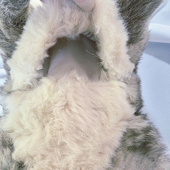 Folkmanis Cottontail Rabbit Plush Hand Puppet Realistic Frosted 14 Inch 2010 - Picture 7 of 12